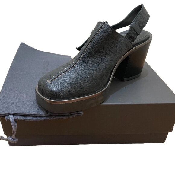 Henry Beguelin Platform Slingback Black Heels, IT 40 - Picture 8 of 8